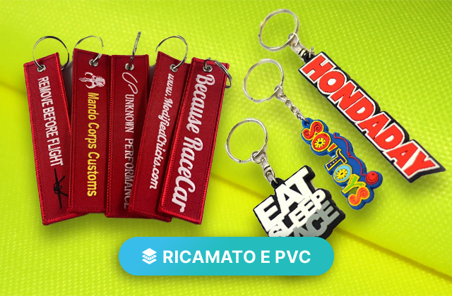 PVC és hímzett kulcstartók online