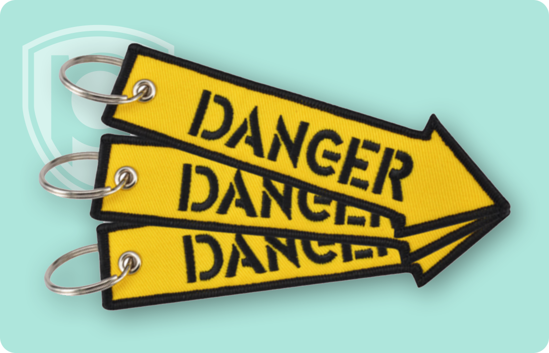 Egyedi kulcstartó Patch